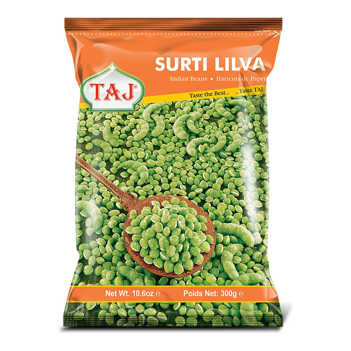 Taj Frozen Surti Papdi Lilva 300g