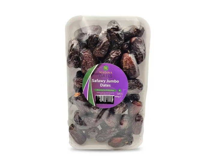 Madina Jumbo Safawi Dates Tray 450g