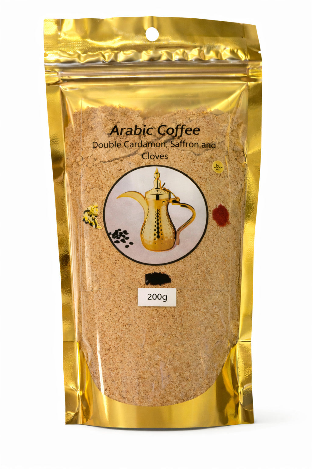 Madina Arabic Coffee Double Cardamom, Saffron & Cloves 200g