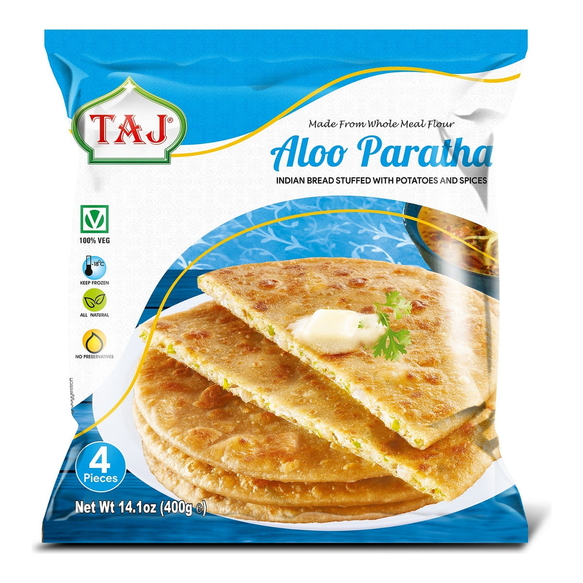 Taj Aloo Paratha (4 Pieces)