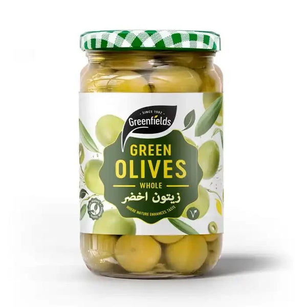Greenfields Whole Green Olives 720g