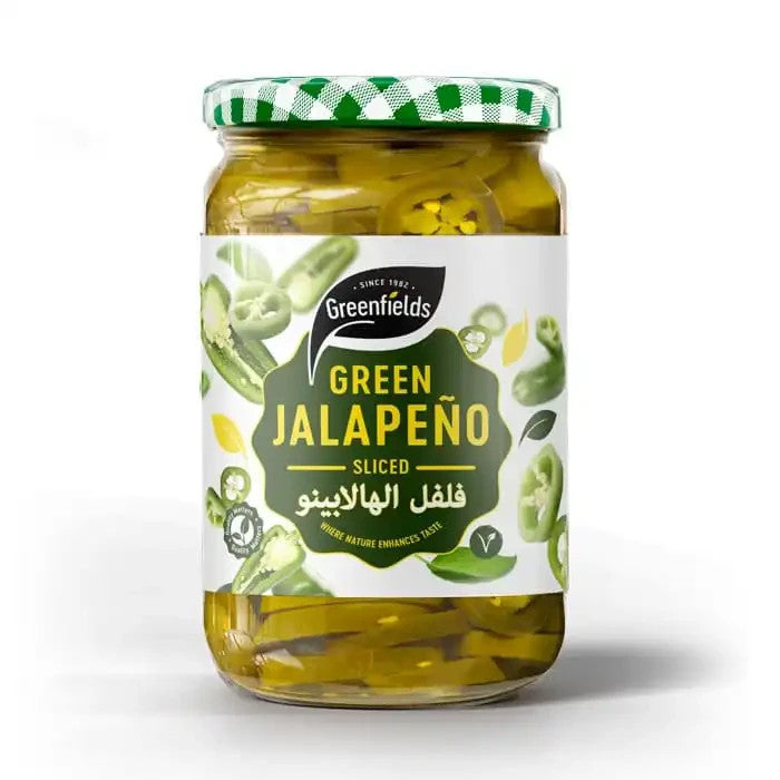 Greenfields Sliced Green Jalapeños 720g