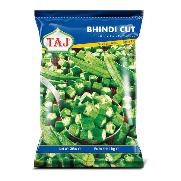 Taj Frozen Cut Okra (Bhindi) 1kg