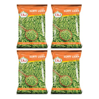 Four bags of Taj frozen surti lilva, 4 x 300g