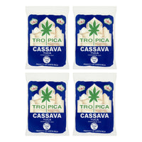 Four bags of frozen cassava (yuca), 4 x 1kg