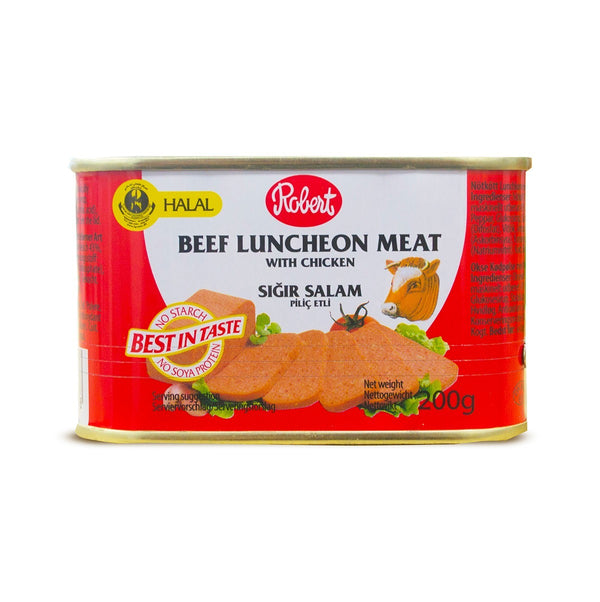 Robert Halal Beef Luncheon Meat with Chicken 200g