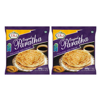 Two packs of Taj original paratha, 2 x 400g