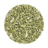 Pile of rubbed dried sage