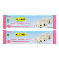 Two packs of Armaan samosa pastry leaves, 2 x 1kg