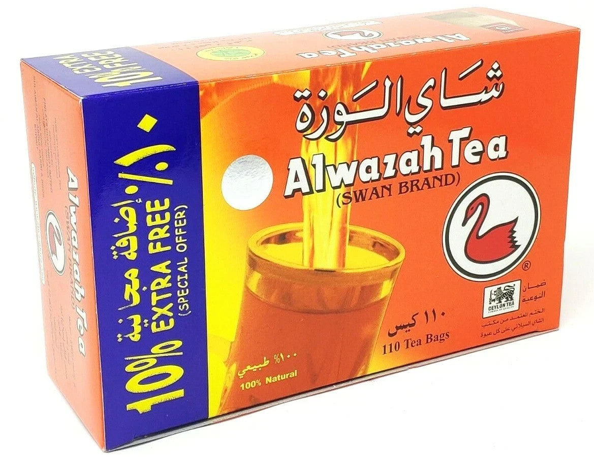 Alwazah Swan Black Tea 110 Tea Bags
