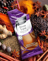 Greenfields Chinese 5 spice pack with star anise, cinnamon, cloves and ginger