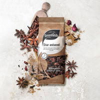 Greenfields star anise pack with whole star anise pods