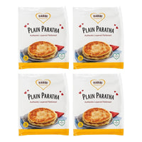 Four Habibi plain paratha family packs, 4 x 15 pieces
