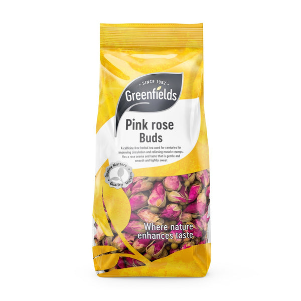 Greenfields Dried Pink Rose Buds 50g