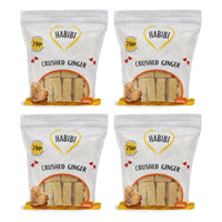 Four bags of Habibi frozen crushed ginger, 4 x 400g