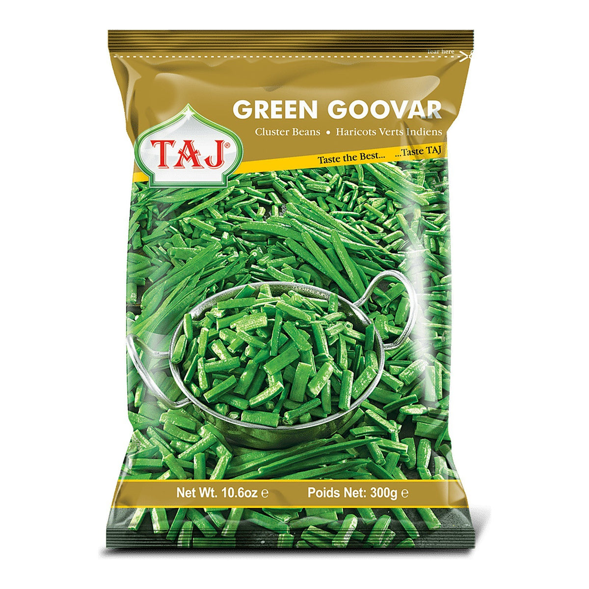 Taj Frozen Guvar (Cluster Beans) 300g