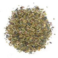 Pile of dried mixed herbs