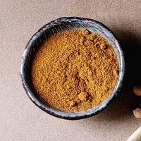 Bowl of ground coriander