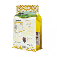 Back of the Leen Sukkari dates pouch with nutrition information
