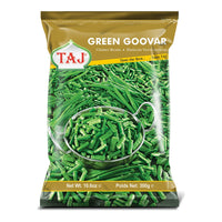 Taj frozen green guvar (cluster beans) 300g bag