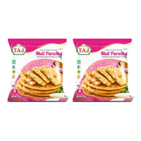 Two packs of Taj muli paratha, 2 x 400g