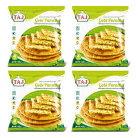Four packs of Taj gobi paratha, 4 x 400g