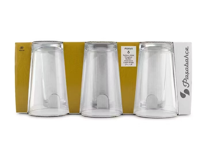 Paşabahçe Alanya Water Glasses (Set of 6)