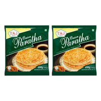 Two packs of Taj onion paratha, 2 x 400g
