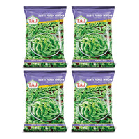 Four bags of Taj frozen surti papdi whole, 4 x 300g