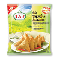 Taj vegetable samosas pack of 20, 600g
