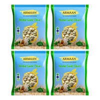 Four bags of Armaan frozen peeled garlic cloves, 4 x 400g