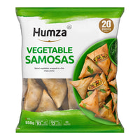 Humza vegetable samosas bag of 20, 650g