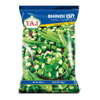 Taj frozen cut okra (bhindi) 1kg bag