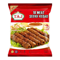 Taj Halal Meat Seekh Kebabs (18 Pieces)
