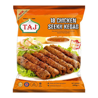 Taj halal chicken seekh kebab pack of 18