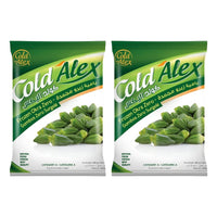 Two bags of Cold Alex frozen okra zero, 2 x 400g
