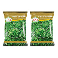 Two bags of Taj frozen guvar, 2 x 300g