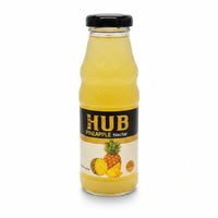 HUB pineapple nectar 250ml glass bottle