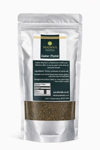Madina Palestinian za'atar pouch, front label