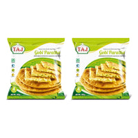 Two packs of Taj gobi paratha, 2 x 400g