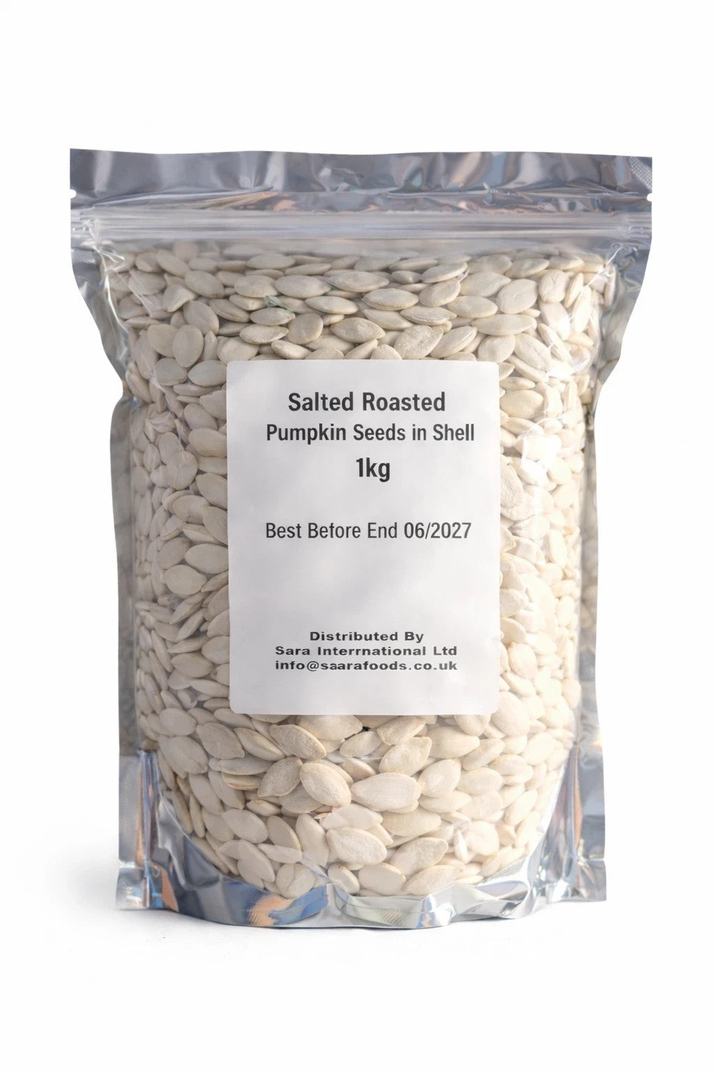 Roasted Salted Pumpkin Seeds in Shell 1kg