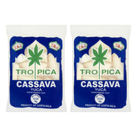 Two bags of frozen cassava (yuca), 2 x 1kg