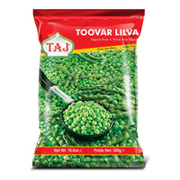 Taj frozen toovar lilva (pigeon peas) 300g bag