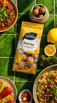 Greenfields dried lime pack with lemons, rice and grilled vegetables