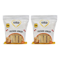 Two bags of Habibi frozen crushed ginger, 2 x 400g