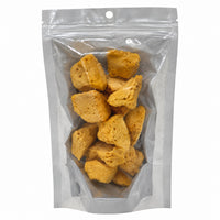 Madina halal honeycomb toffee in a clear pouch
