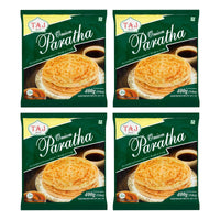 Four packs of Taj onion paratha, 4 x 400g