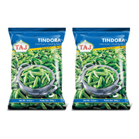 Two bags of Taj frozen tindora, 2 x 300g