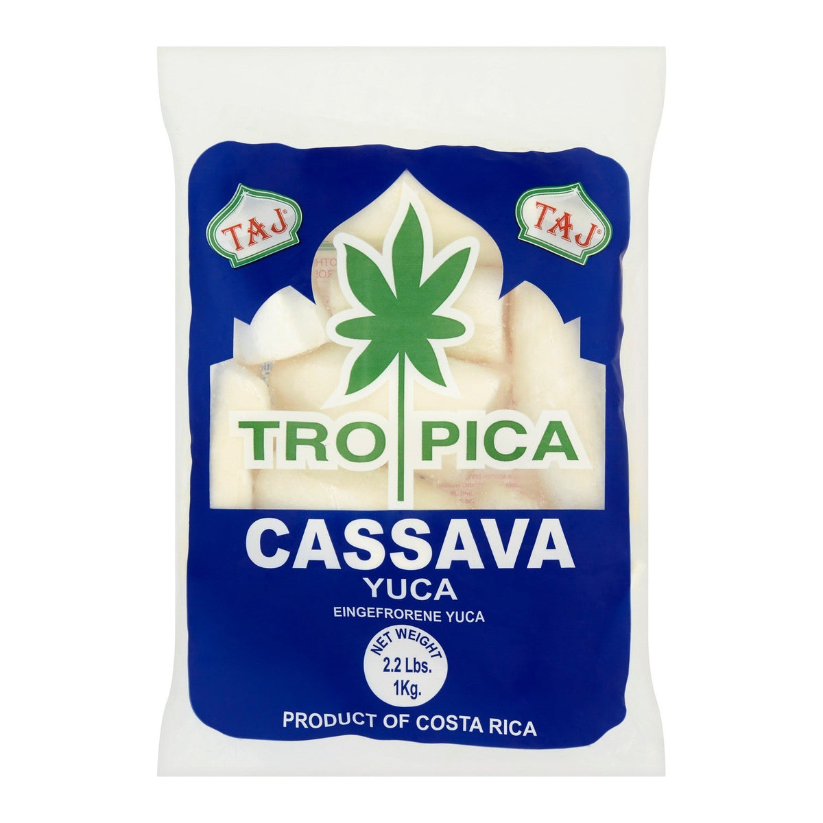 Taj Frozen Cassava (Mogo) 1kg