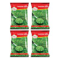 Four bags of Taj frozen toovar lilva, 4 x 300g